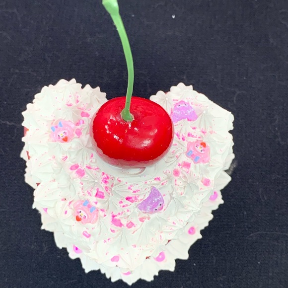 Handmade Pink trinket box , - Picture 2 of 3